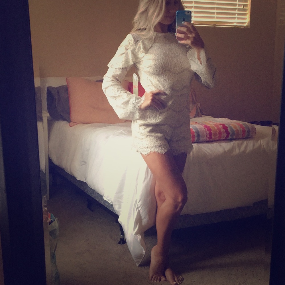 Lace romper